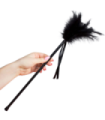 SECRETPLAY - PLUMERO PLUMAS NEGRO 40 CM