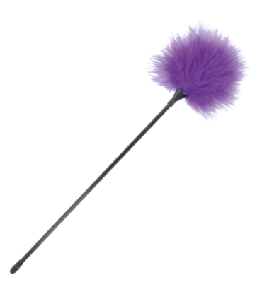 DARKNESS - PLUMA ESTIMULADORA LILA 42CM