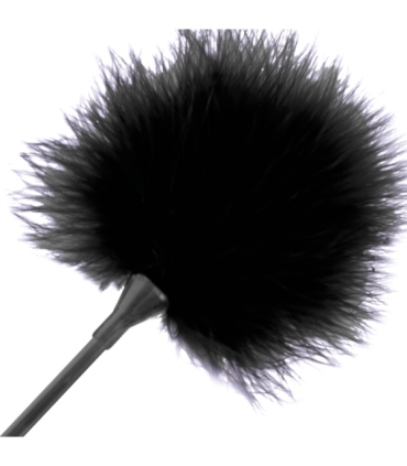 DARKNESS - PLUMA ESTIMULADORA NEGRO 42 CM