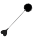 DARKNESS - FUSTA CON PLUMA LOVE NEGRO 40 CM