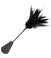 DARKNESS - FUSTA CON PLUMA NEGRO