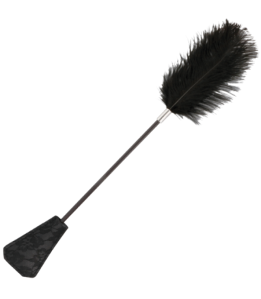 DARKNESS - FUSTA CON PLUMA LOVE NEGRO 56 CM