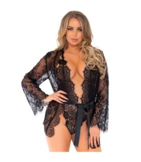 LEG AVENUE - SET CON TEDDY Y BATA M