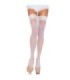 LEG AVENUE - MEDIAS ALTAS BLANCAS TALLA GRANDE
