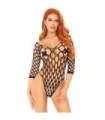 LEG AVENUE - TEDDY CON AGUJEROS TALLA ÚNICA