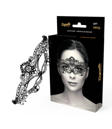 COQUETTE CHIC DESIRE - ANTIFAZ ENCAJE NEGRO FINO