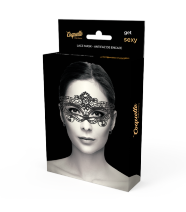 COQUETTE CHIC DESIRE - ANTIFAZ ENCAJE NEGRO FINO
