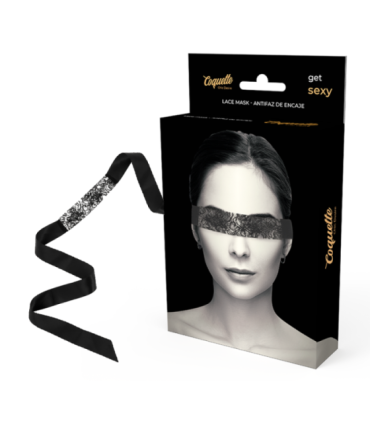 COQUETTE CHIC DESIRE - ANTIFAZ ENCAJE NEGRO CINTA