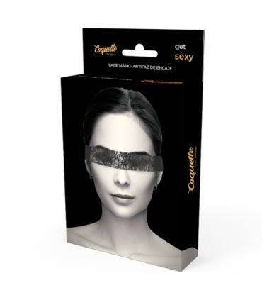 COQUETTE CHIC DESIRE - ANTIFAZ ENCAJE NEGRO CINTA