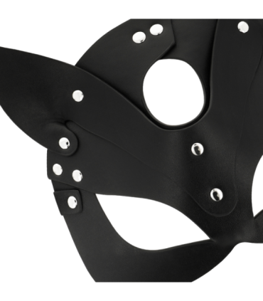 COQUETTE CHIC DESIRE - MASCARA CUERO VEGANO CON OREJAS DE GATO