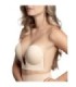 BYE-BRA - SUJETADOR SIN ASAS EN U BEIGE COPA A