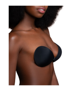 BYE-BRA - SUJETADOR INVISIBLE NEGRO COPA A