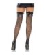 LEG AVENUE - MEDIAS DE RED CON COSTURA TRASERA DECORADA TALLA ÚNICA