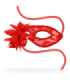 OHMAMA - MASKS ANTIFAZ CON ENCAJES Y FLOR ROJO