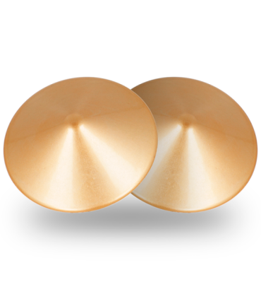 COQUETTE CHIC DESIRE - CUBRE PEZONES METAL CIRCULOS DORADOS