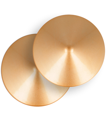 COQUETTE CHIC DESIRE - CUBRE PEZONES METAL CIRCULOS DORADOS