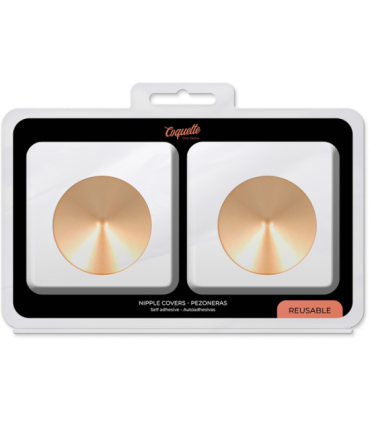 COQUETTE CHIC DESIRE - CUBRE PEZONES METAL CIRCULOS DORADOS