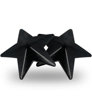 COQUETTE CHIC DESIRE - CUBRE PEZONES METAL ESTRELLAS NEGRAS