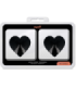 COQUETTE CHIC DESIRE - CUBRE PEZONES METAL CORAZONES NEGROS