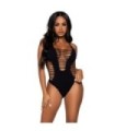 LEG AVENUE - BODY TANGA RACERBACK BLANCO