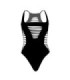 LEG AVENUE - BODY TANGA RACERBACK NEGRO