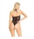 LEG AVENUE - BODY CUELLO HALTER SIN COTURAS NEGRO