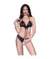 CHILIROSE - CR 4410 BODY CROTCHLESS ROJO S/M