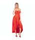 CHILIROSE - CR 3716 BABYDOLL LARGO ROJO L/XL
