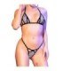 CHILIROSE - CR 4659 BIKINI PLATEADO S/M