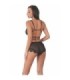 LIVCO CORSETTI FASHION - DREZNA LC 90733 SUJETADOR + PANTY NEGRO S/M