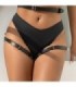 SUBBLIME - ARNÉS CINTURA Y PIERNAS CUERO NEGRO TALLA ÚNICA