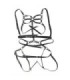 SUBBLIME - ARNÉS DE CUERPO CORREAS AJUSTABLE CUERO NEGRO TALLA ÚNICA