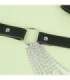 SUBBLIME - CINTURÓN DE CADENAS CUERO NEGRO TALLA ÚNICA