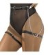 SUBBLIME - ARNÉS FORMA CINTURON CUERO NEGRO TALLA ÚNICA