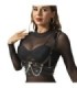 SUBBLIME - ARNÉS FORMA CORSET DETALLE CADENAS TALLA ÚNICA