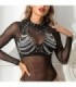 SUBBLIME - ARNÉS SUJETADOR Y COLLAR CON CADENAS TALLA ÚNICA