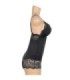 SUBBLIME - TEDDY DETALLE ENCAJE FLORAL NEGRO L/XL