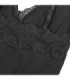 SUBBLIME - TEDDY DETALLE ENCAJE FLORAL NEGRO L/XL