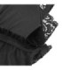 SUBBLIME - TEDDY DETALLE ENCAJE FLORAL NEGRO L/XL