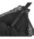 SUBBLIME - TEDDY DETALLE ENCAJE FLORAL NEGRO L/XL