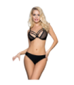 SUBBLIME - SET DOS PIEZAS SUJETADOR TRANSPARENCIAS Y TIRAS S/M
