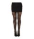 LEG AVENUE - MEDIAS DE ENCAJE FLORAL NEGRO