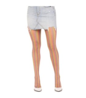LEG AVENUE - MEDIAS DE CROCHET MULTICOLOR