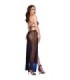 CHILIROSE - CR 4707 BABYDOLL LARGO & TANGA NEGRO L