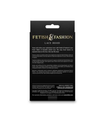 NS NOVELTIES - FETISH & FASHION PASAMONTAÑAS DE ENCAJE NEGRO