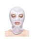 NS NOVELTIES - FETISH & FASHION PASAMONTAÑAS APERUTRA DE OJOS Y BOCA NYLON BLANCO