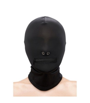 NS NOVELTIES - FETISH & FASHION PASAMONTAÑAS COMPLETO CON CREMALLERA NYLON NEGRO