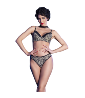 CHILIROSE - CR 4727 BIKINI 2 PIEZAS LEOPARDO M