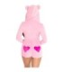 LEG AVENUE - BODY OSITO TERCIOPELO ROSA S