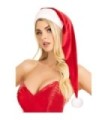 LEG AVENUE - GORRO LARGO SANTA CLAUS TERCIOPELO ROJO